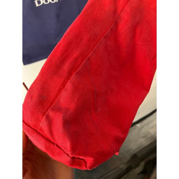 DOONEY & BOURKE NAVY-TEAL  PEBBLED LEATHER LARGE HANDBAG - Picture 13 of 16